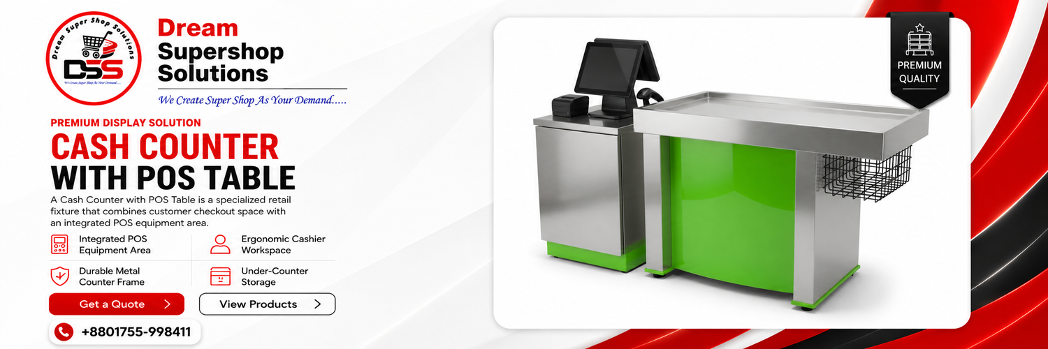 Cash Counter with POS Table